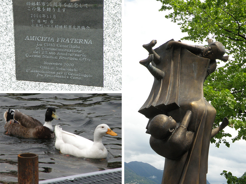 Curiosità da vedere a Como: la statua dell’Amicizia Fraterna