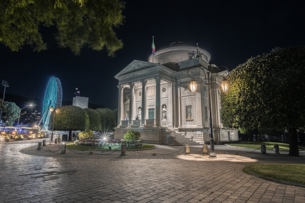 visitare tempio voltiano lago di como